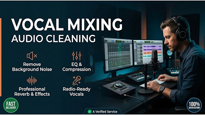 do professional vocal editing and audio restoration