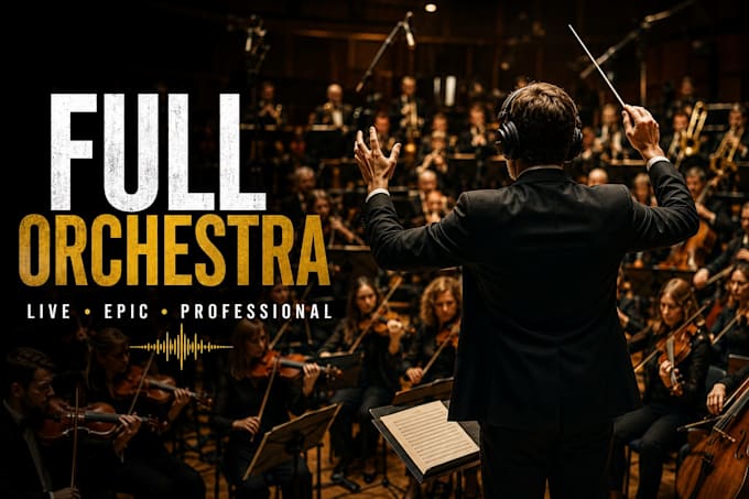 arrange and orchestrate your song into full orchestra