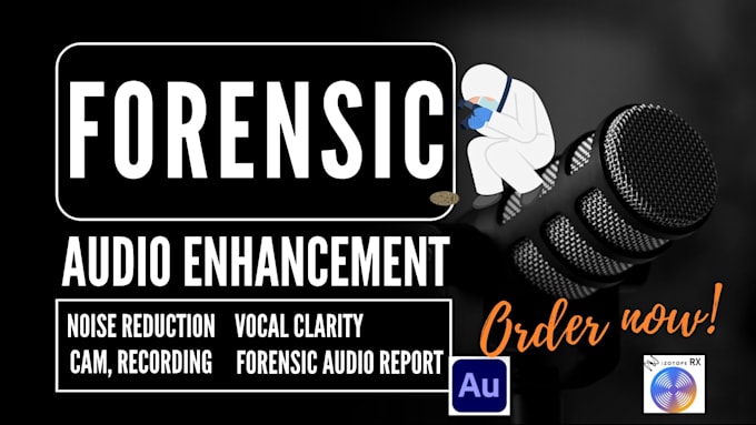 do forensic audio cleanup, detect background voices, and enhance audio quality