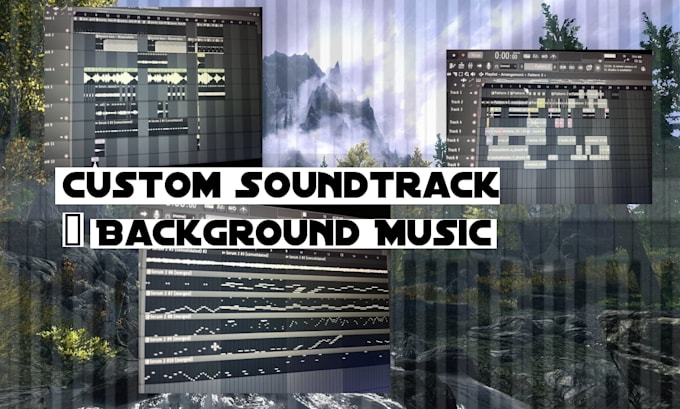 compose loopable background piano and synth music