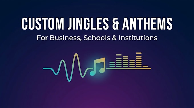 compose a custom jingle, anthem, or theme song