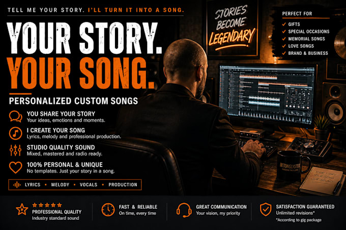 create a personalized custom song for your special story