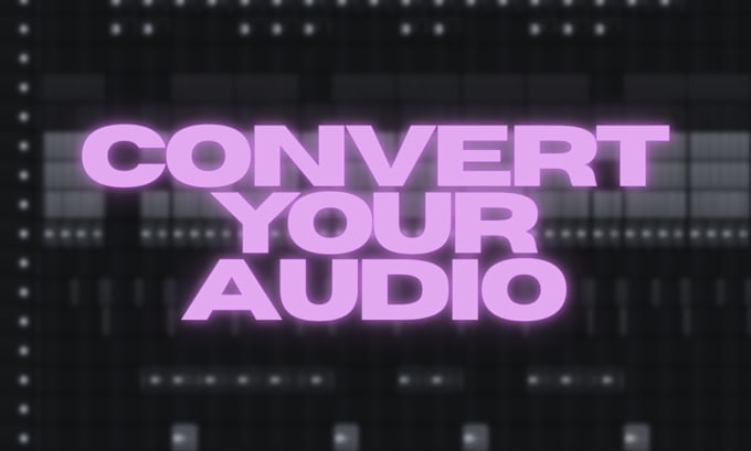 convert your audio file to any format wav mp3 flac