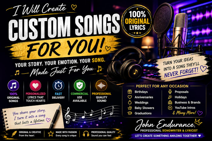 create custom song for you