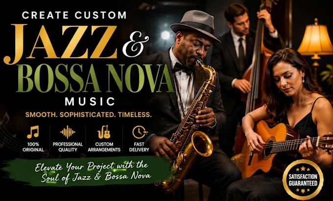 create custom jazz and bossa nova music