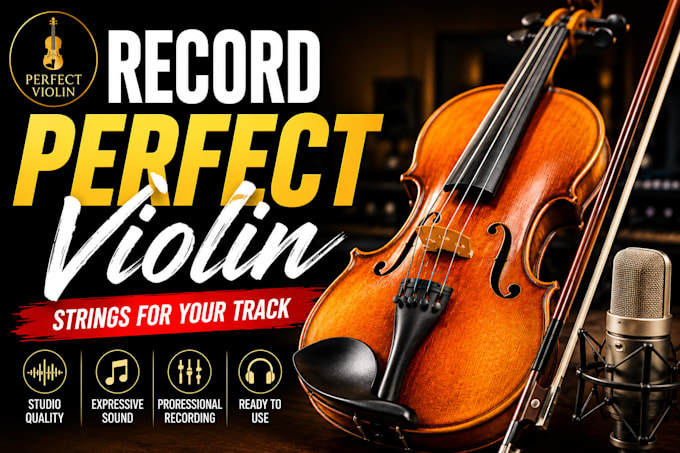 record perfect violin strings for your track