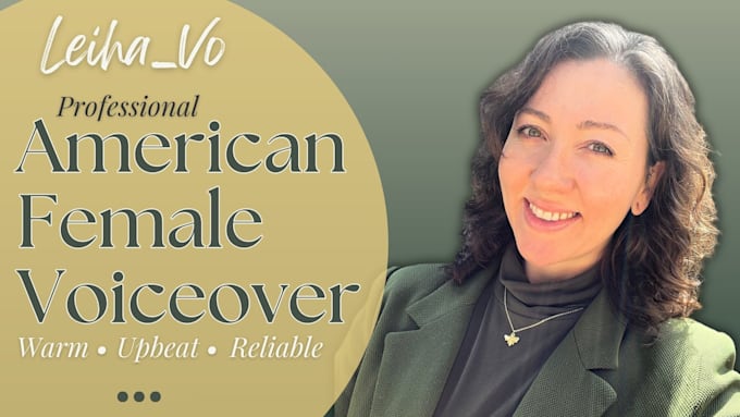 record a female voice over for nonfiction and elearning