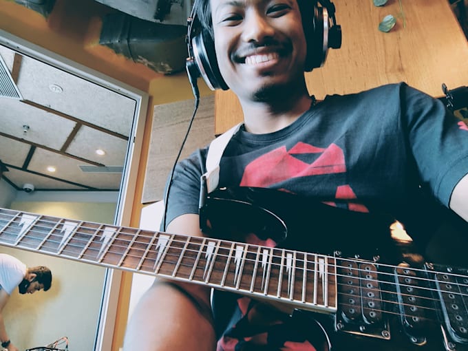 arrange and record expressive electric and acoustic guitar