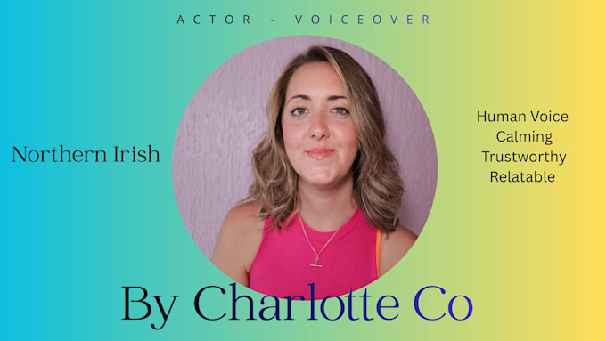 create human UK irish voiceover for your reels content courses meditation