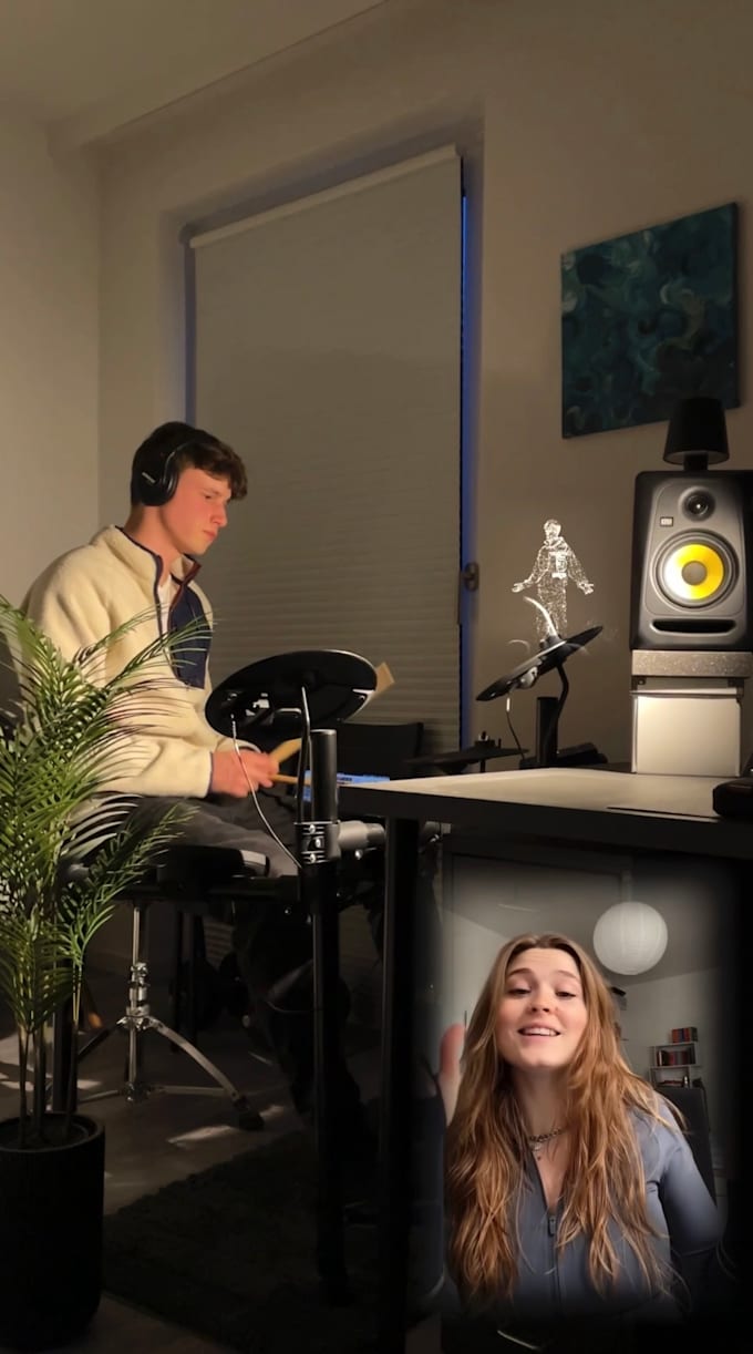 record drums for you in any style