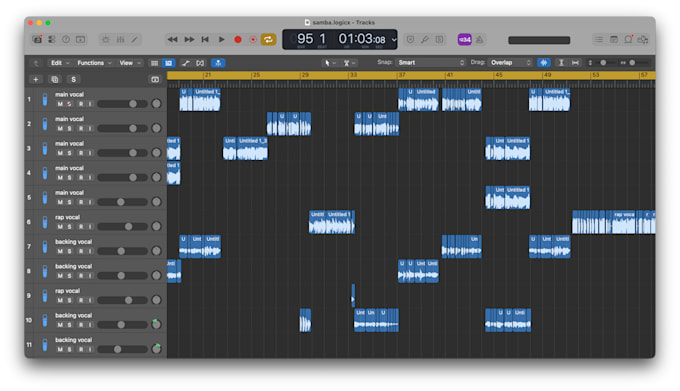 provide main or backing vocals for recording or live performances