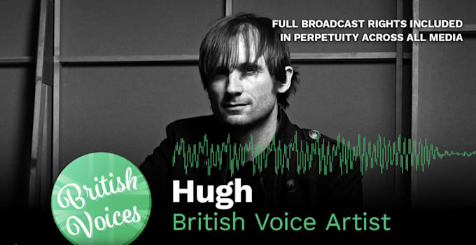be your male british voiceover