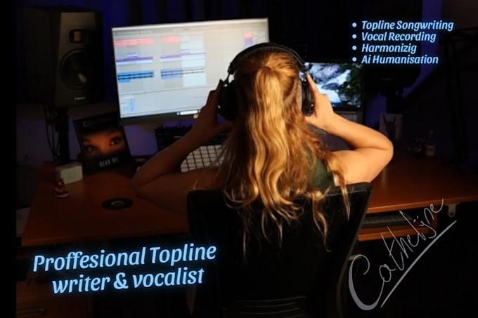write and record a female topline for your track