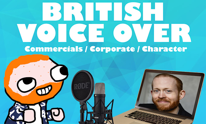 record a deep british male voice over