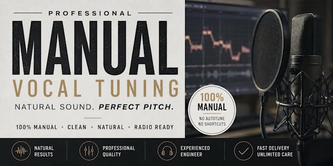 professionally, manually tune your vocals to perfection