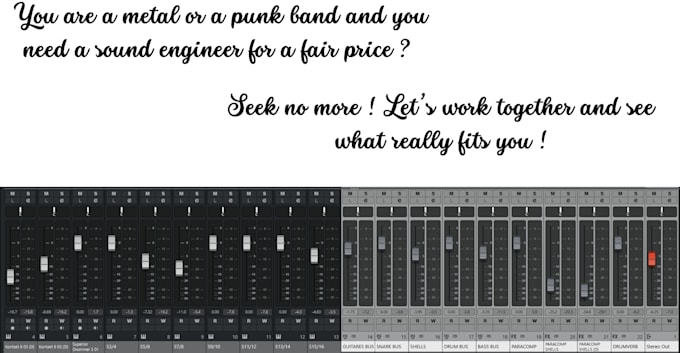 mix your tracks for your projects