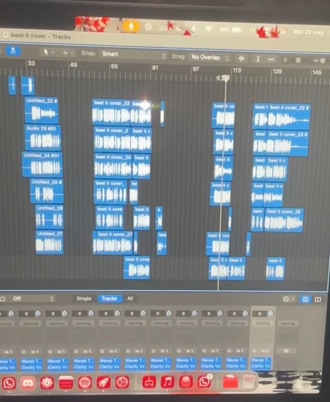 do a mix for your voices tracks