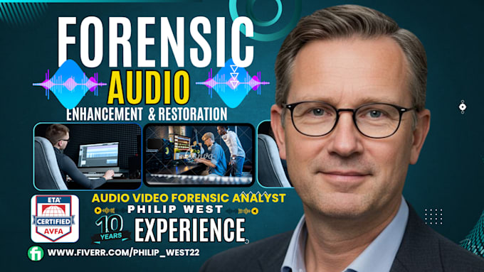 do forensic audio enhancement, restoration, cleanup, editing, analysis, repair