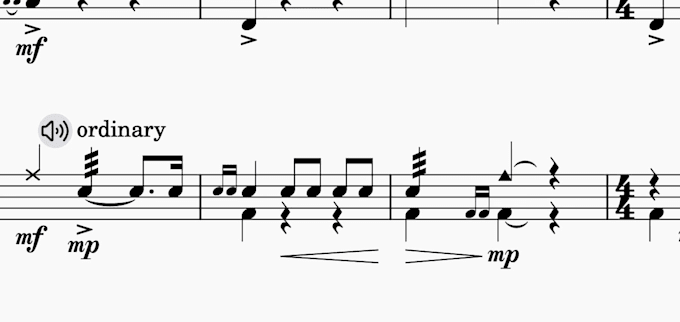 create drum transcriptions and custom percussion parts