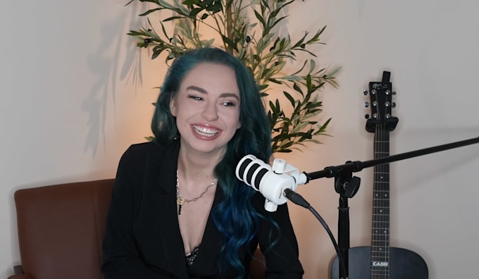 record a warm raspy conversational female voice over