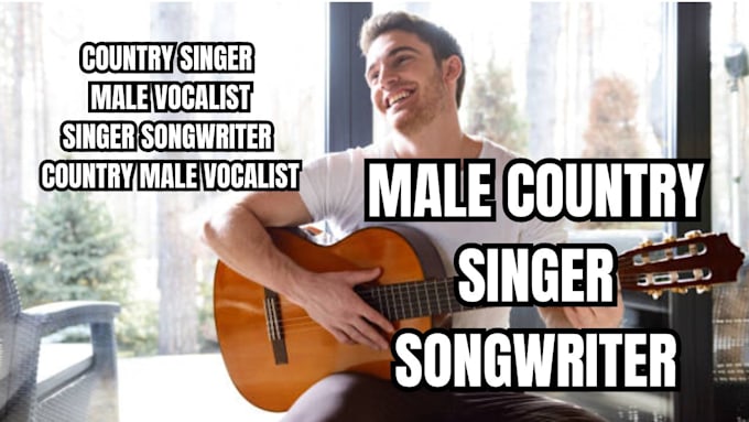authentic traditional country edm male singer