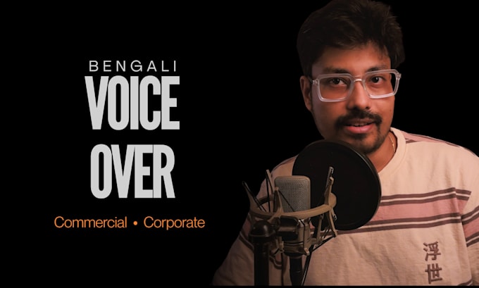 record a professional native bengali voice over from kolkata