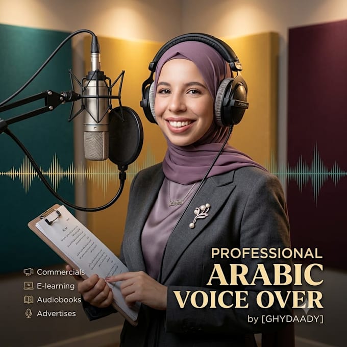 record a professional voice over in arabic