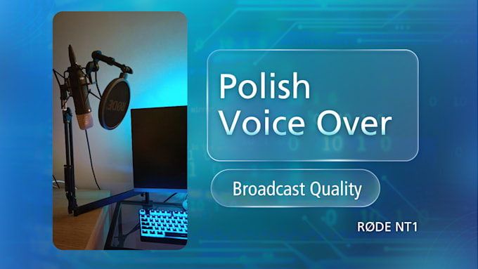 record a professional polish male voice over