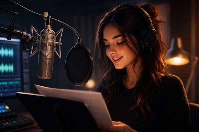 transform your vision with a cinematic female voice that captivates audiences