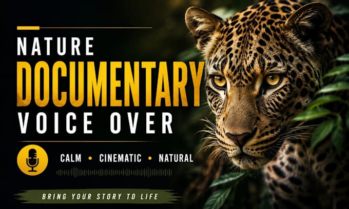 narrate your nature and wildlife documentaries