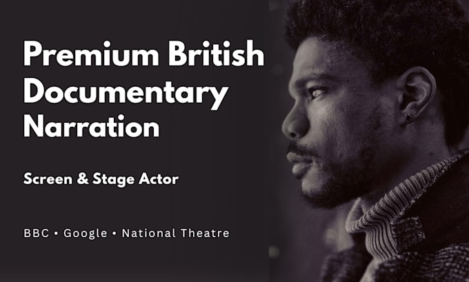 record a professional british documentary narration voice over