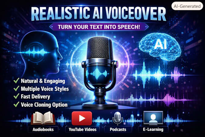 create realistic ai voiceovers or clone your voice