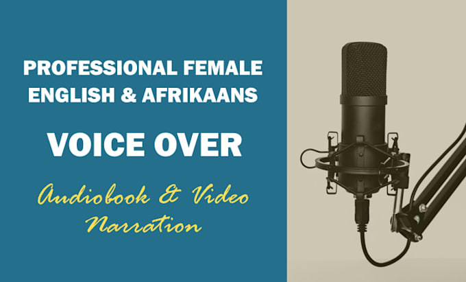 narrate and record female voice over for your project