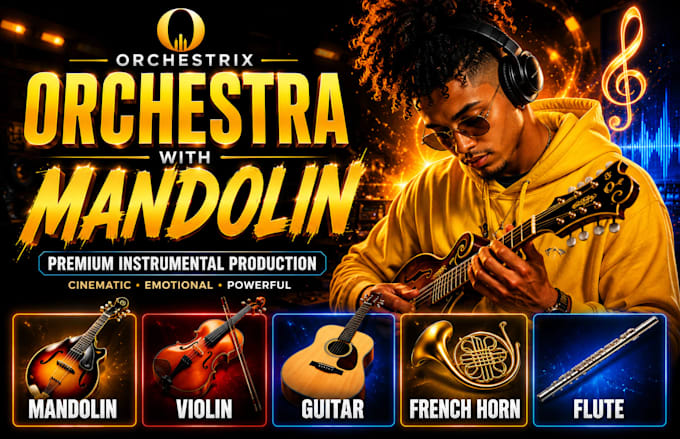 record mandolin, french horn or flute instrumentals