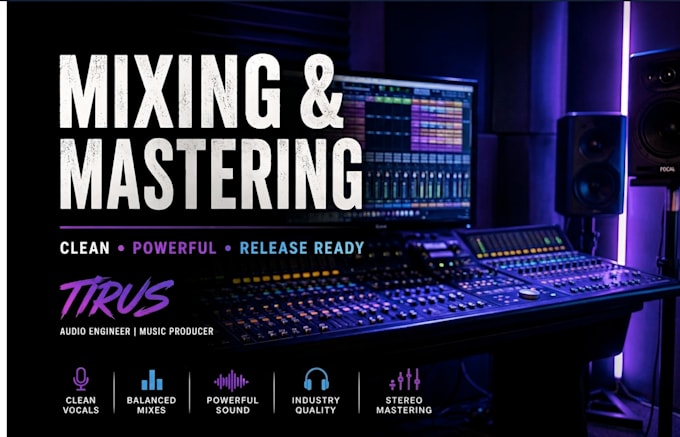professionally mix and master your song on pro tools