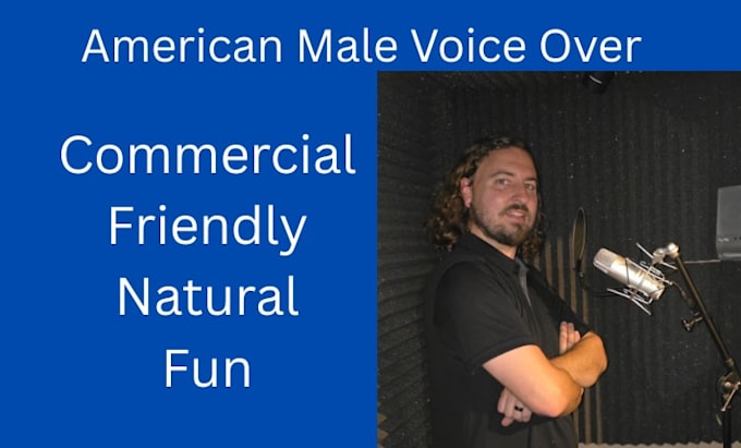 record your professional american male voiceover