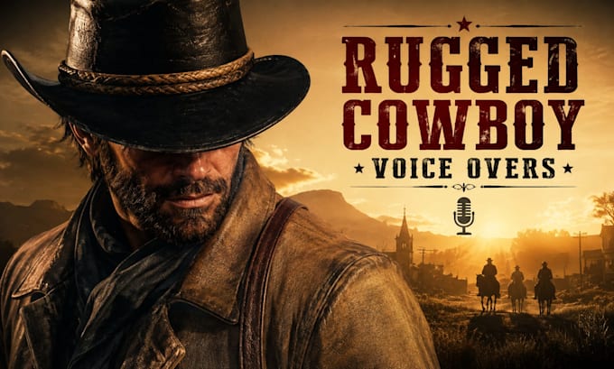 record a rugged cowboy voice over