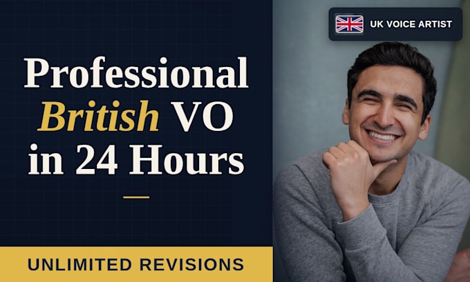 record a professional british voiceover