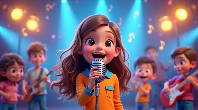 write and compose original kid song