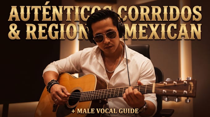 write authentic spanish corridos and regional mexican lyrics with vocal guide
