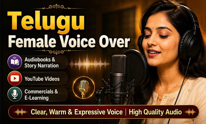 do professional telugu voice over