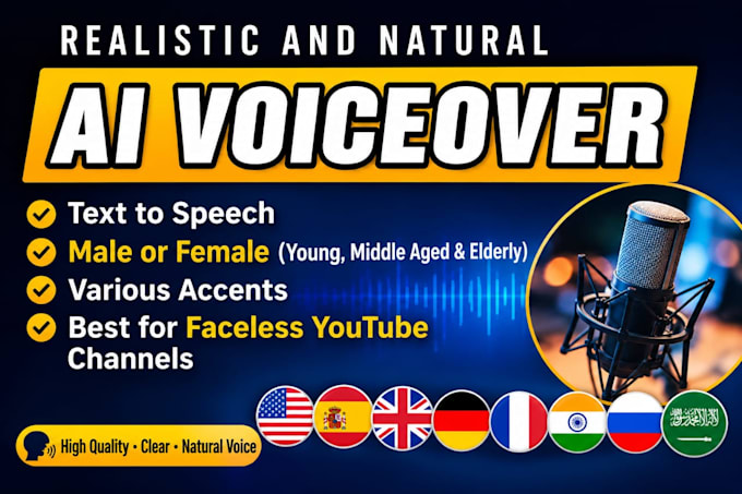 create realistic ai voice over using elevenlabs text to speech