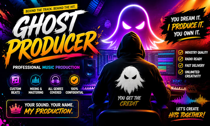 be your professional edm ghost producer in any style