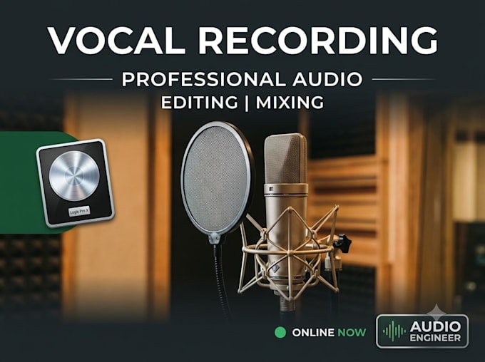 professional audio editing, mixing, and vocal cleanup