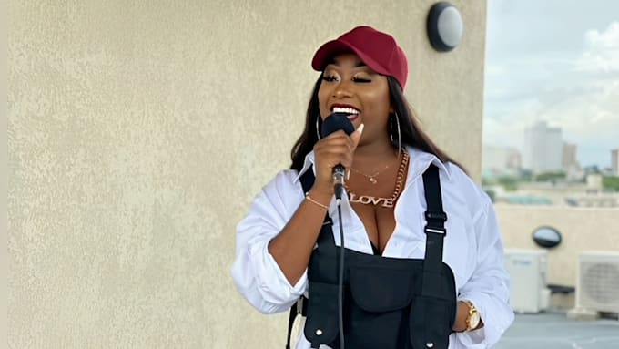 sing female dancehall reggae vocal, rnb, rap and write song