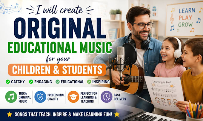 create original educational music for your children