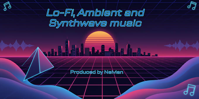 produce custom lofi, ambient and synthwave music