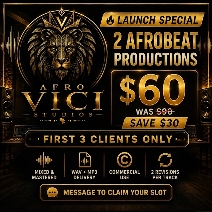 produce professional afrobeat music for your project