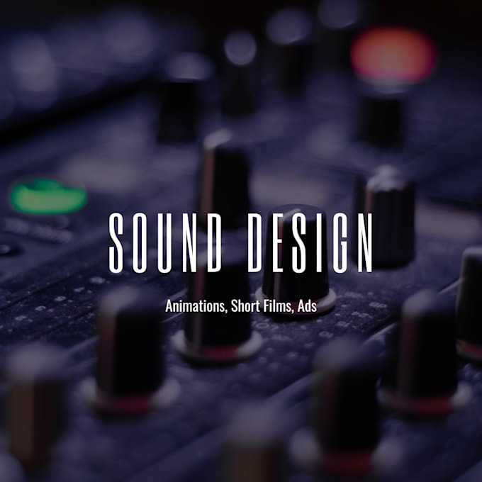 design sound effects for your project