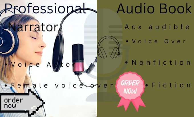 provide professional book narration for your audiobook
